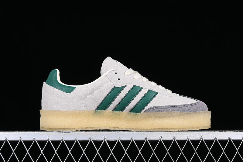 Adidas Clarks 8th Street Samba by Ronnie Fieg Chalk White Green