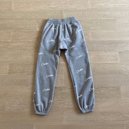 Corteiz All Over Print Joggers Grey