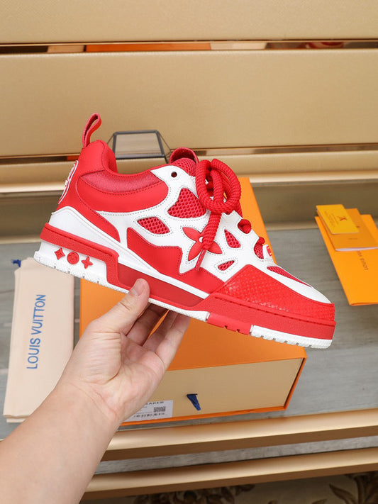 Louis Vuitton LV Skate Sneaker Red White