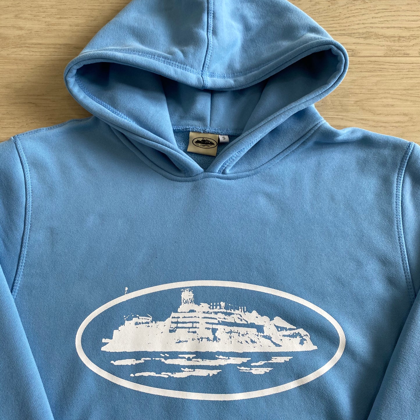 Corteiz Alcatraz Hoodie Baby Blue