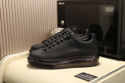 Alexander McQueen Oversized Clear Sole Triple Black