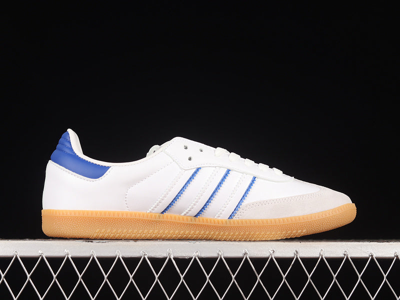 Adidas Samba Leather Cloud White Lucid Blue