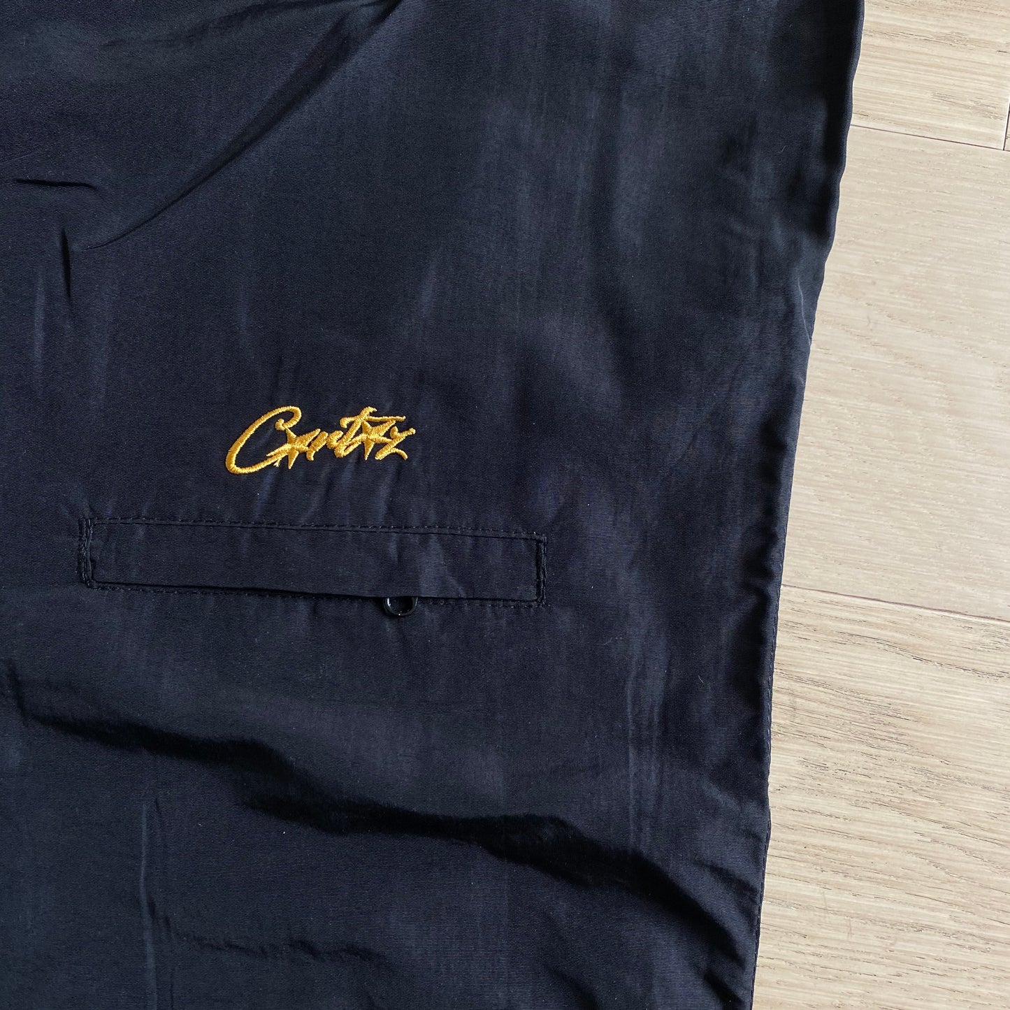 Corteiz x 667Ekip Shukushuku Track Pants Black Gold