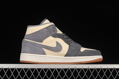 Jordan 1 Mid Coconut Milk Particle Grey