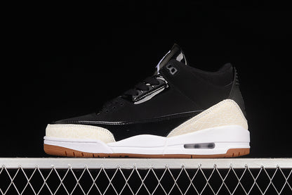 Jordan 3 Retro Black White Gum