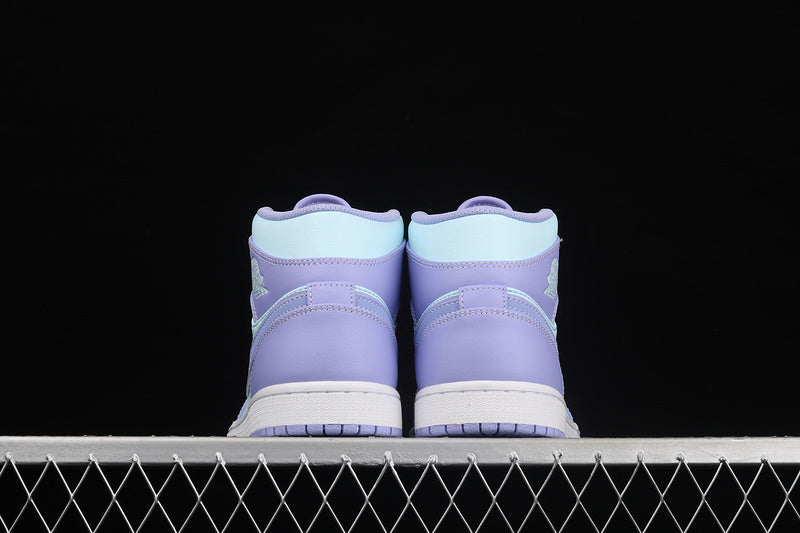 Jordan 1 Mid Purple Aqua