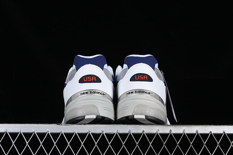 New Balance 992 White Navy