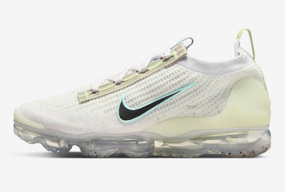 Nike Air VaporMax 2021 Flyknit Mismatched Swoosh White