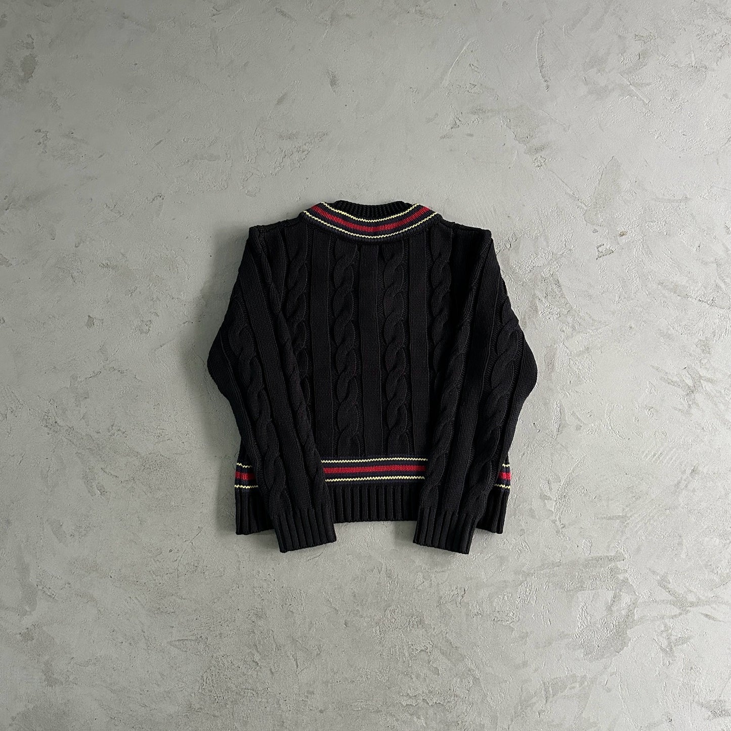 Corteiz Winbledon Knit Sweater Black