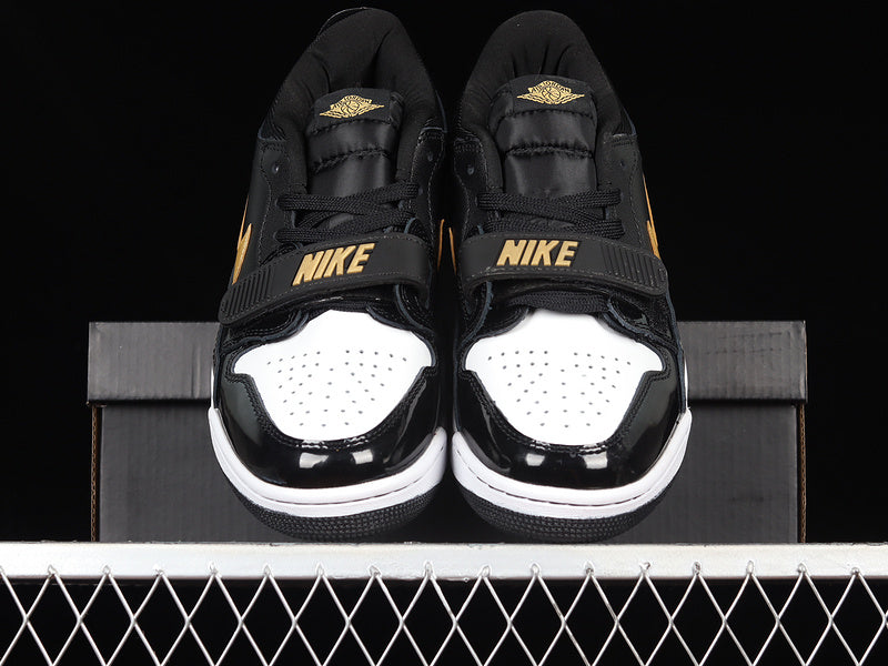 Jordan Legacy 312 Low Black Metallic Gold