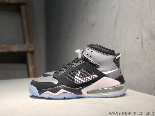 Jordan Mars 270 Black Gunsmoke Crimson Tint