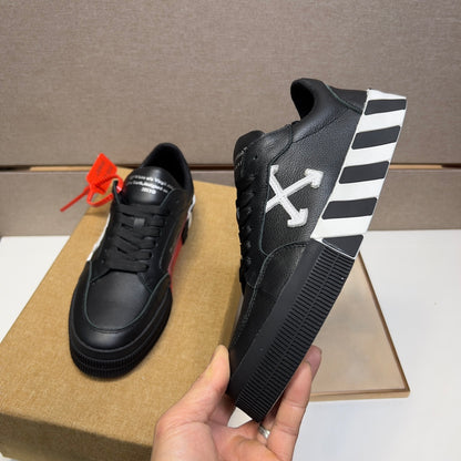 Off-White Vulc Low Black Leather FW19