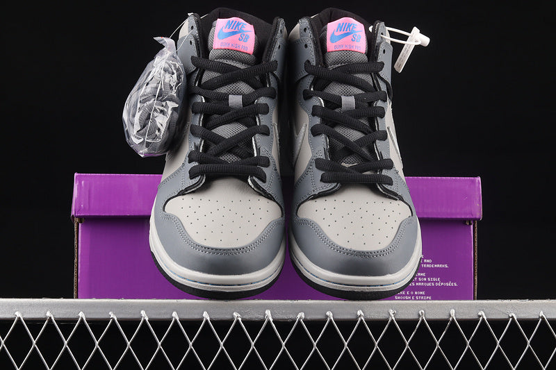 Nike SB Dunk High Pro Medium Grey Pink