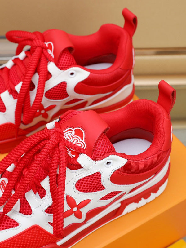 Louis Vuitton LV Skate Sneaker Red White