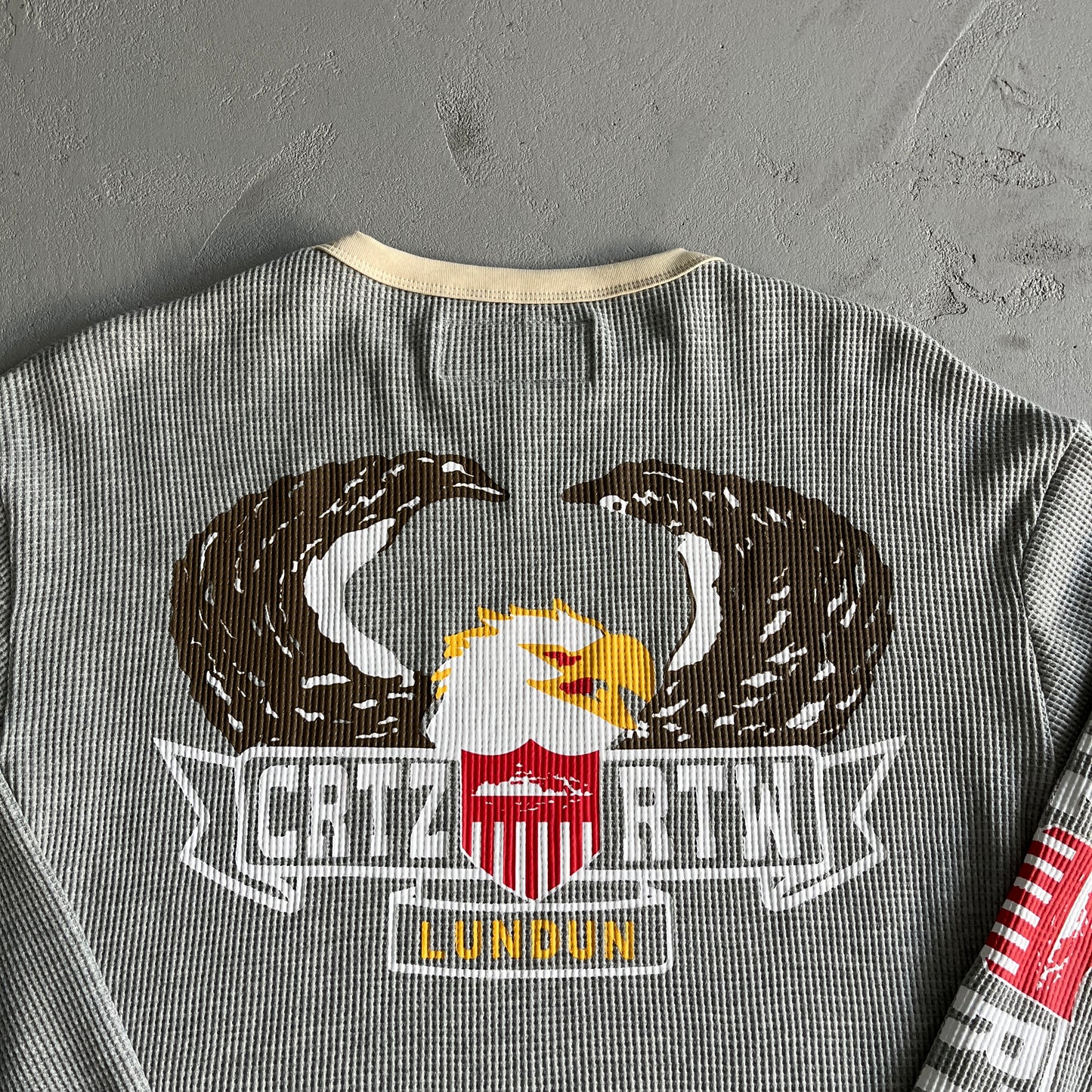 Corteiz Dipset Waffle Longsleeve Grey