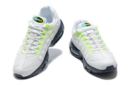 Nike Air Max 95 White Volt Football Grey 3D Multi Swoosh