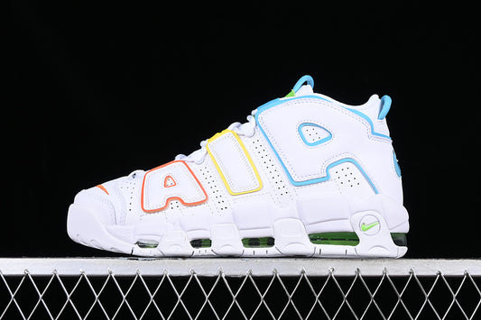 Nike Air More Uptempo White Multi-Color