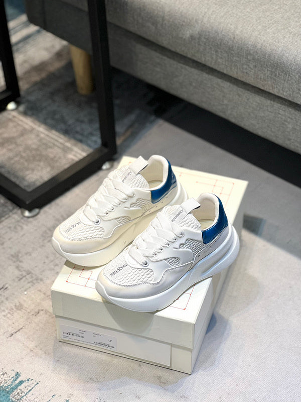 Alexander McQueen Oversized Runner White Blue