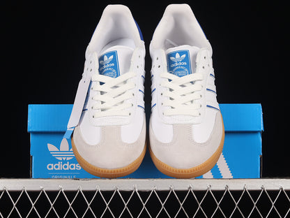 Adidas Samba Leather Cloud White Lucid Blue