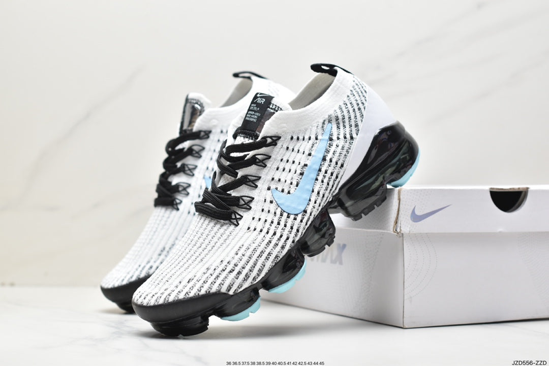 Nike Air VaporMax Flyknit 3 White Black Aurora