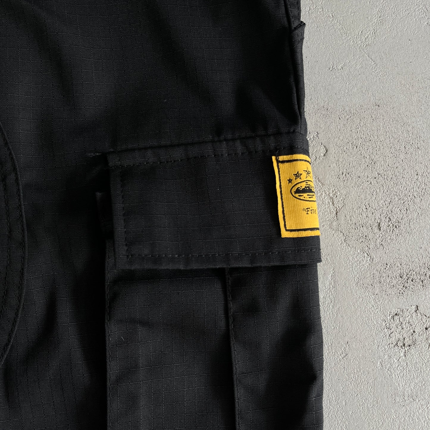 Corteiz 5 Starz Special Edition Guerillaz Cargo Pants Black