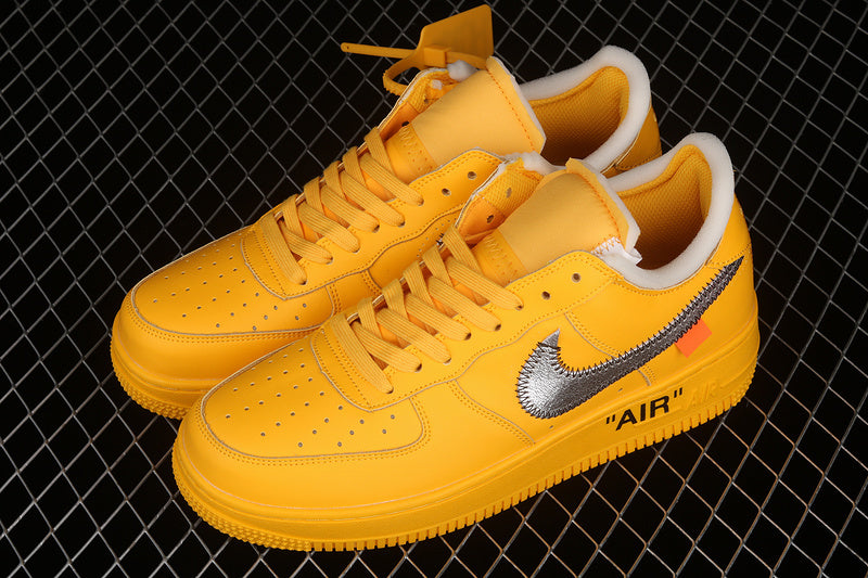 Nike Air Force 1 Low Off-White ICA University Gold