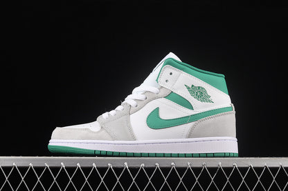 Jordan 1 Mid Grey Green