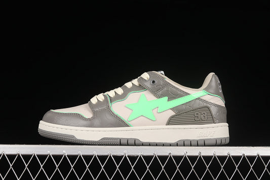 A Bathing Ape Bape SK8 Sta Grey Green