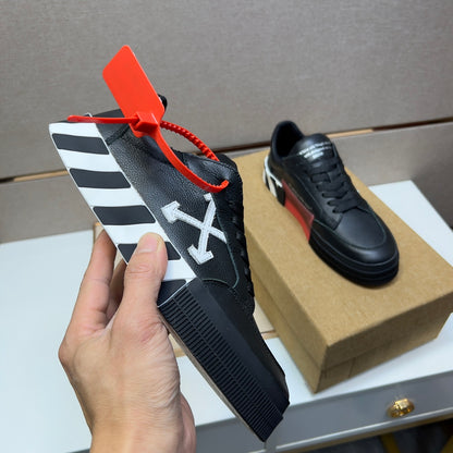 Off-White Vulc Low Black Leather FW19