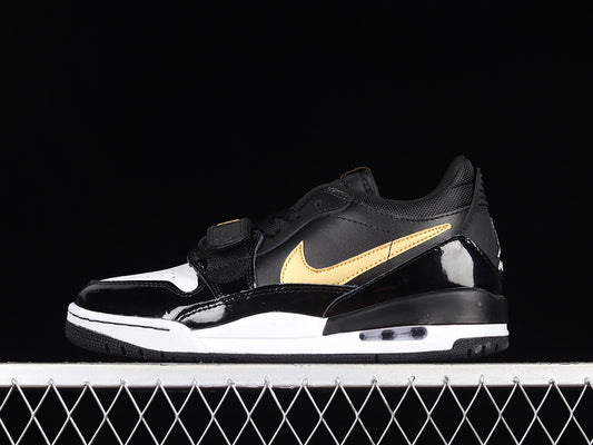 Jordan Legacy 312 Low Black Metallic Gold