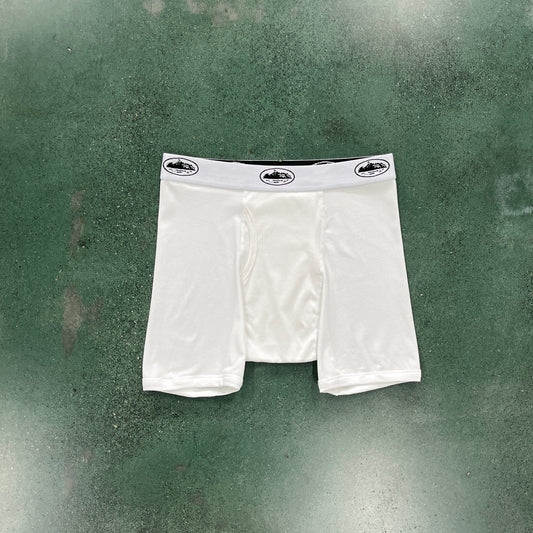 Corteiz Alcatraz Boxers (3 Pack) White