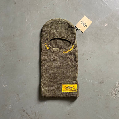 Corteiz Knit Balaclava Army Green