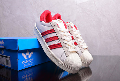 Adidas Superstar 82 White Vivid Red