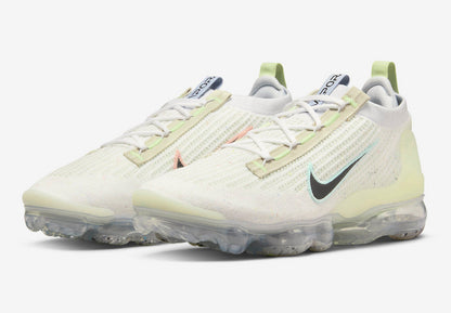 Nike Air VaporMax 2021 Flyknit Mismatched Swoosh White