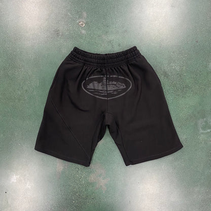 Corteiz Alcatraz Shorts Triple Black