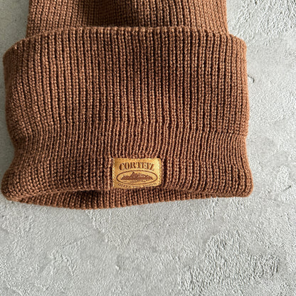 Corteiz Knit Balaclava Brown