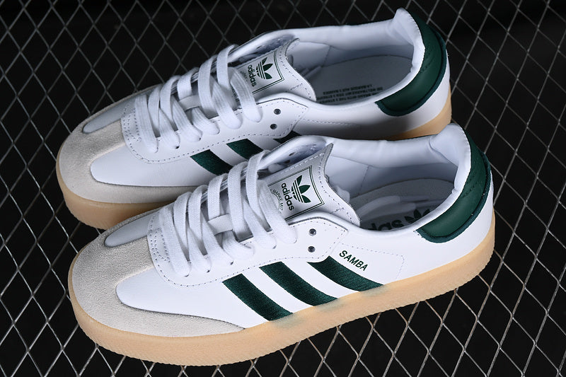 Adidas Sambarose White Collegiate Green Gum