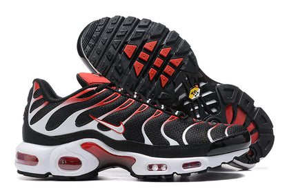 Nike Air Max Plus Black White University Red