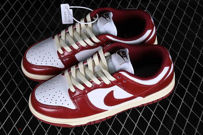 Nike Dunk Low PRM Vintage Team Red