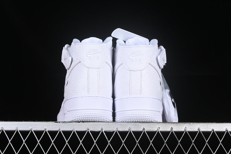 Nike Air Force 1 Mid Louis Vuitton By Virgil Abloh White