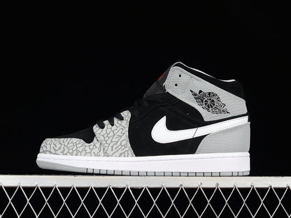 Jordan 1 Mid Elephant Print