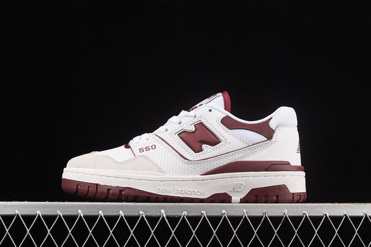 New Balance 550 Sea Salt Burgundy