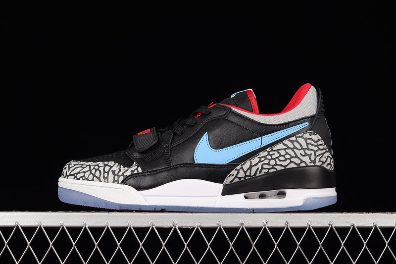 Jordan Legacy 312 Low Black Valor Blue