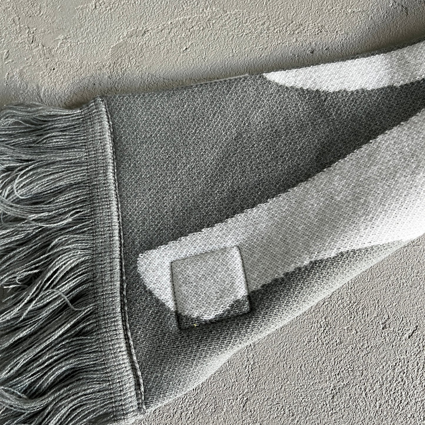 Corteiz Jacquaurd Knit Scarf Grey