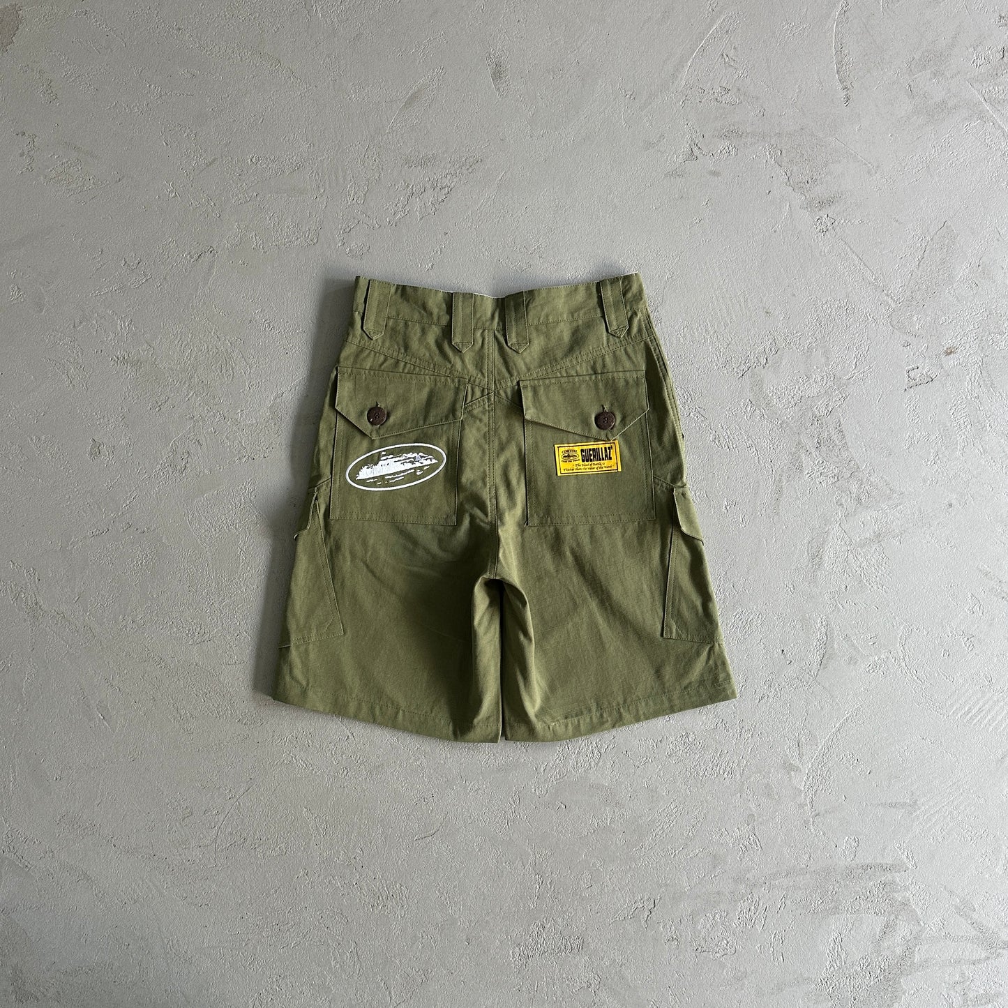 Corteiz Storm Cargo Shorts Khaki