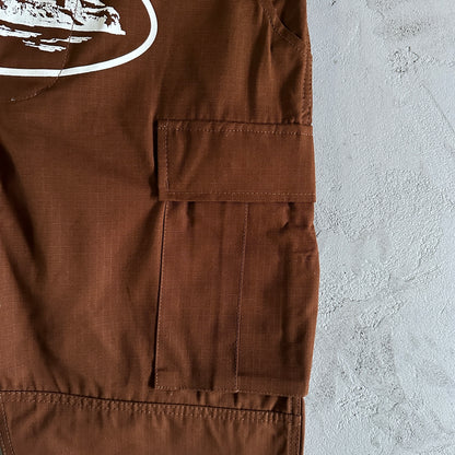 Corteiz Guerillaz Cargo Pants Brown