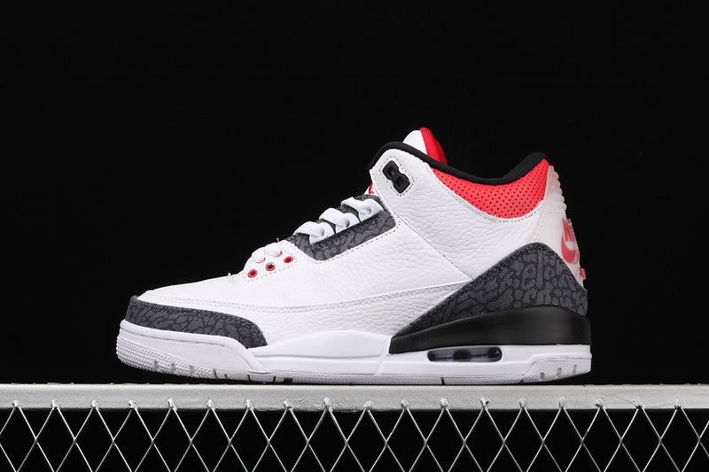 Jordan 3 Retro Fire Red Denim