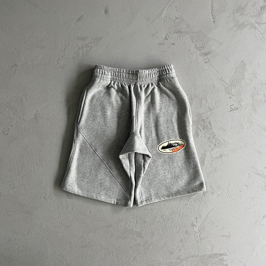 Corteiz Aufentic Shorts Grey