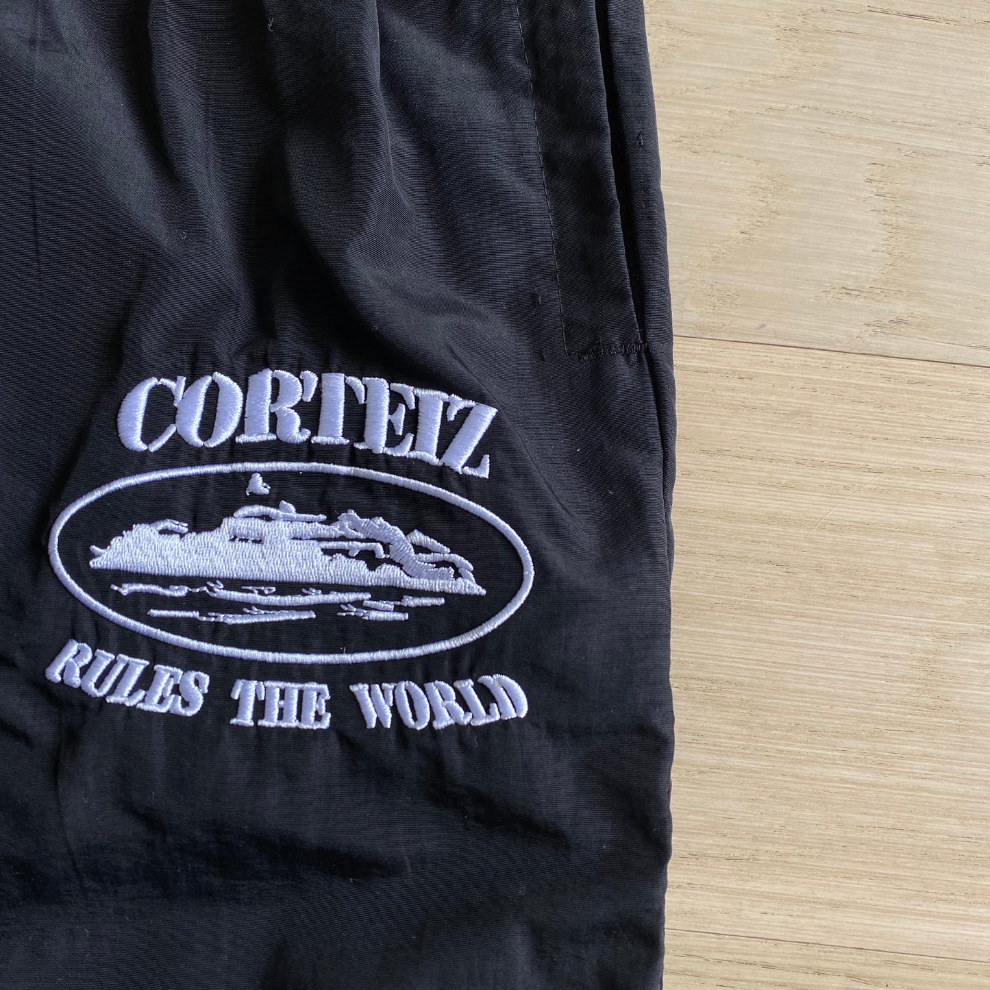 Corteiz Shukushuku Track Pants Black