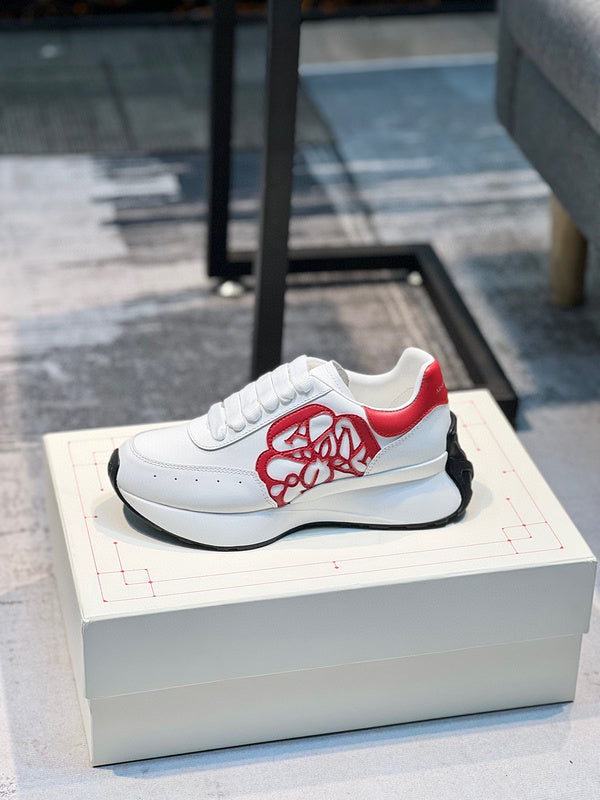 Alexander McQueen Sprint Runner White Red